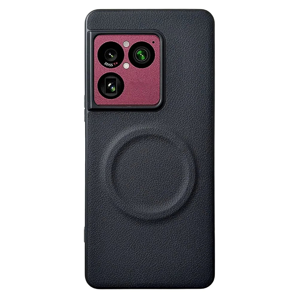 For Sony Xperia 1 VIII Magnetic Case PU Leather + TPU Phone Back Cover - Black - 1