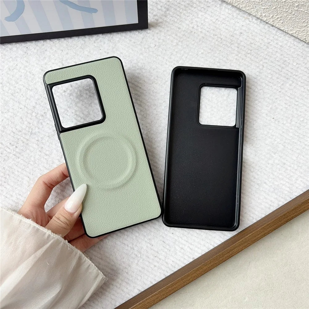 For Sony Xperia 1 VIII Magnetic Case PU Leather + TPU Phone Back Cover - Black - 5