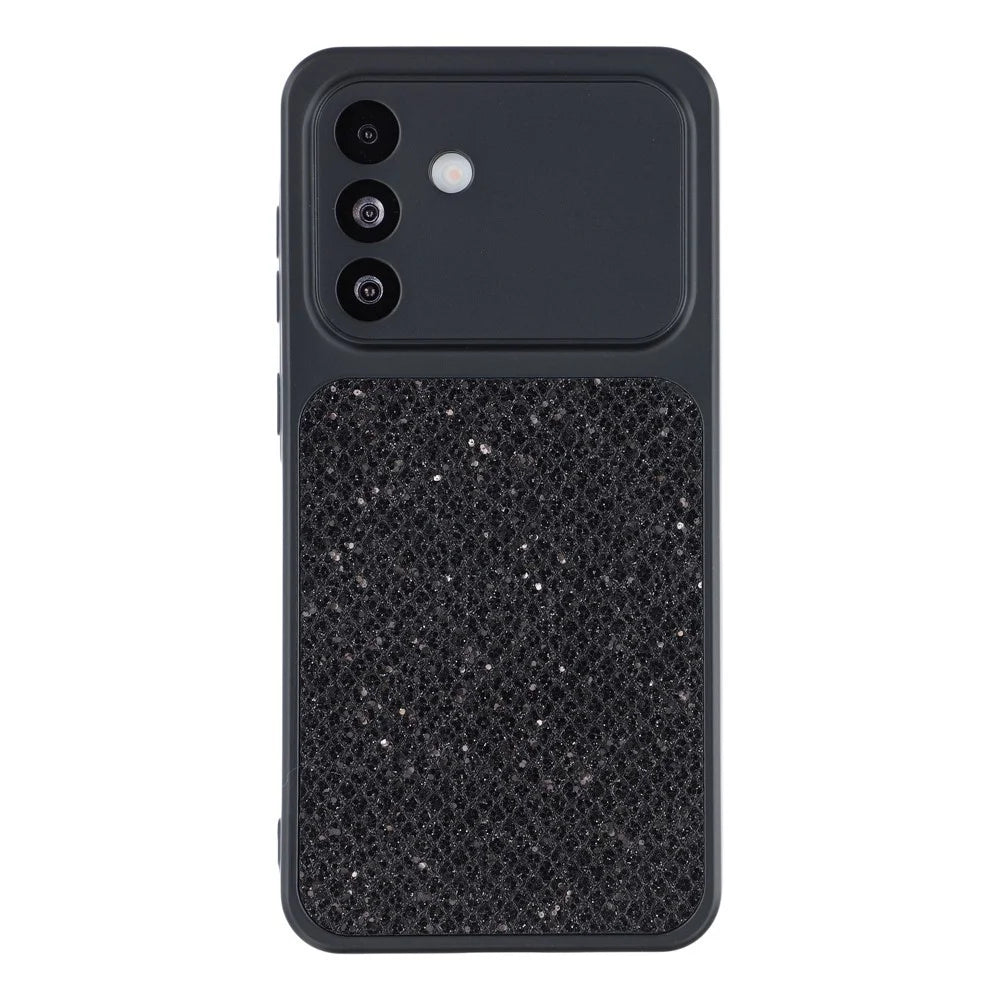 For Samsung Galaxy A57 5G Case Diamond Glitter TPU Shockproof Cover - Black - 1