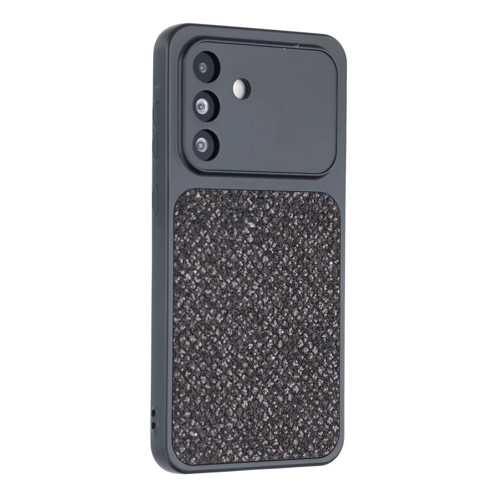 For Samsung Galaxy A37 5G Case Diamond Glitter TPU Shockproof Cover - Black - 3
