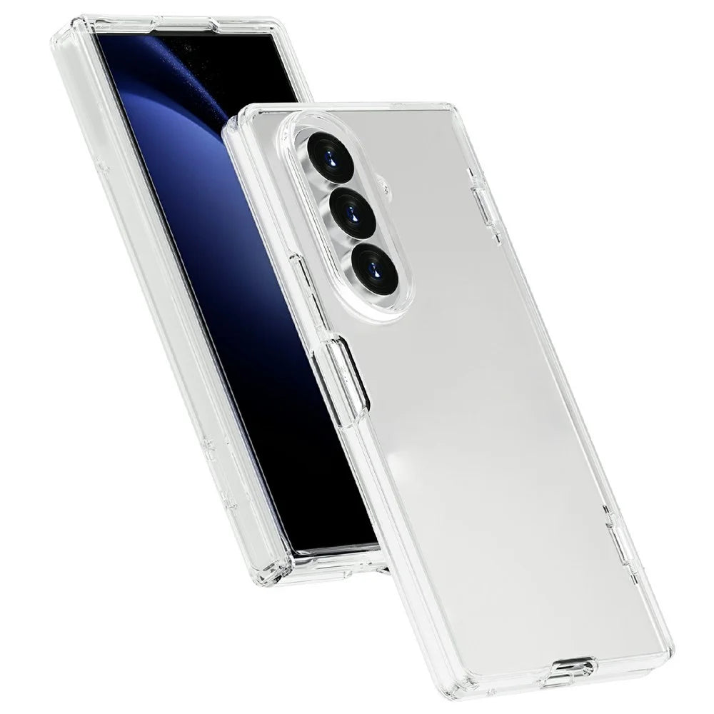 For Samsung Galaxy Z Fold8 Ultra Case PC + TPU Shockproof Clear Phone Cover - Transparent - 1