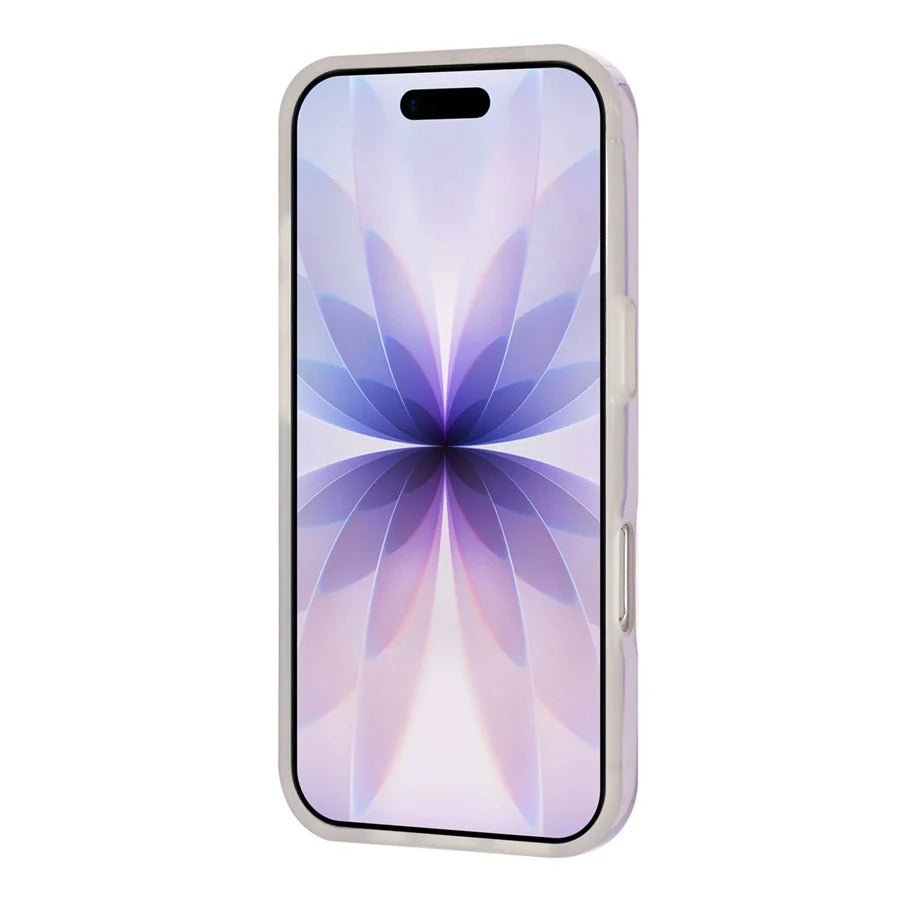 For iPhone 14 Plus / iPhone 15 Plus Case IMD Stripe TPU Full Coverage Shockproof Phone Protective Cover - Purple - 6
