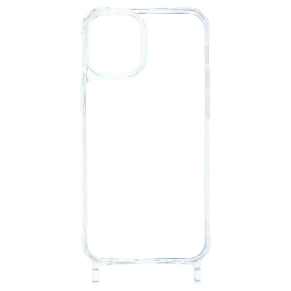 For iPhone 11 Case PC+TPU 1.5mm Clear Phone Cover with Lanyard Holes - Transparent - 2