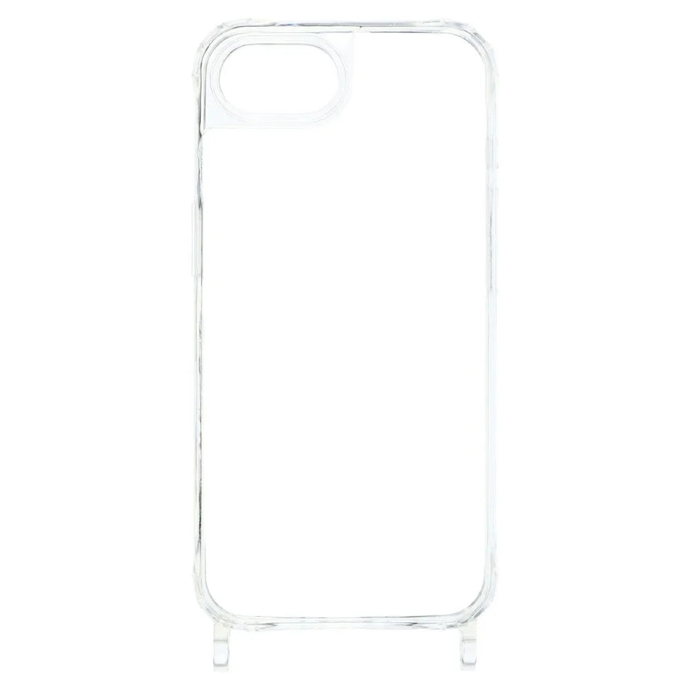 For iPhone 8 Plus 5.5 inch / 7 Plus 5.5 inch Case PC+TPU 1.5mm Clear Phone Cover with Lanyard Holes - Transparent - 2