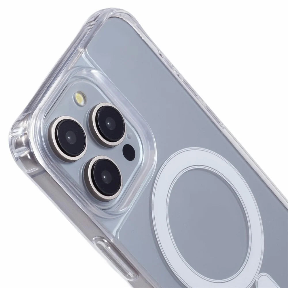 For iPhone 11 Pro Max Case Compatible with MagSafe TPU+PC 1.5mm Clear Phone Cover with Lanyard Holes - 6