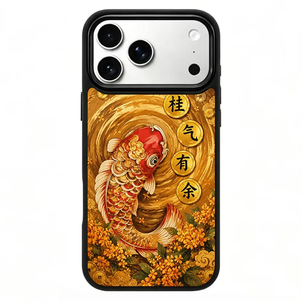 For iPhone 18 Pro Max / 17 Pro Max Magnetic Case Five Elements Earth Art Series UV Printing PC + Silicone Phone Cover - T00001 - 1