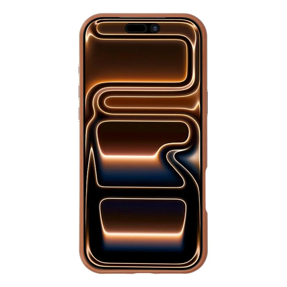 KIGC For iPhone 18 Pro / 17 Pro Case Rotating Magnetic Kickstand PC + TPU Phone Protective Cover - Brown - 2