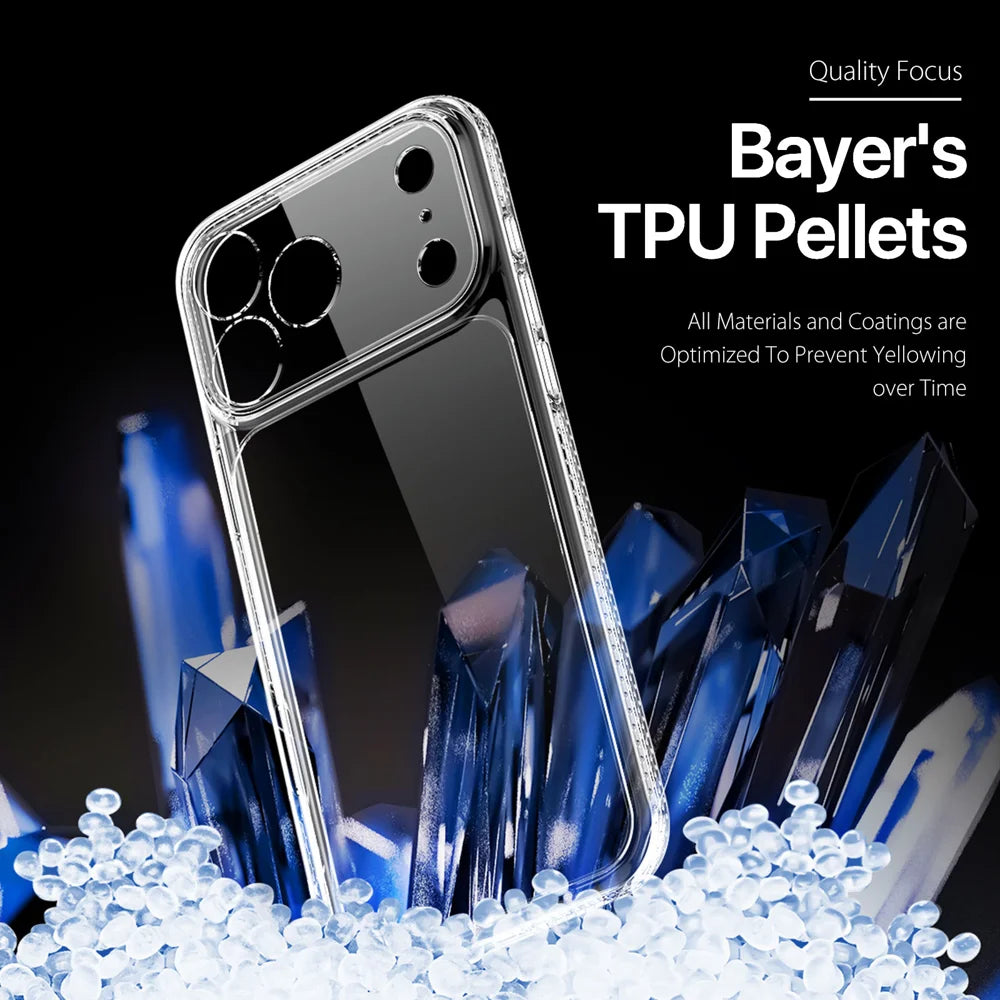 DUX DUCIS for iPhone 18 Pro Max / 17 Pro Max Clear Phone Case  Clin Series TPU + PC Anti-drop Back Cover - Clear - 6