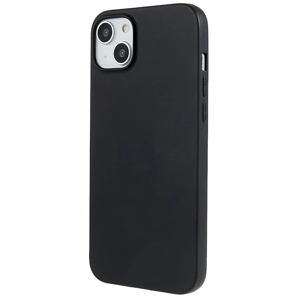 For iPhone 14 Plus Case Slim TPU Scratch Resistant Matte Phone Cover - Black - 2