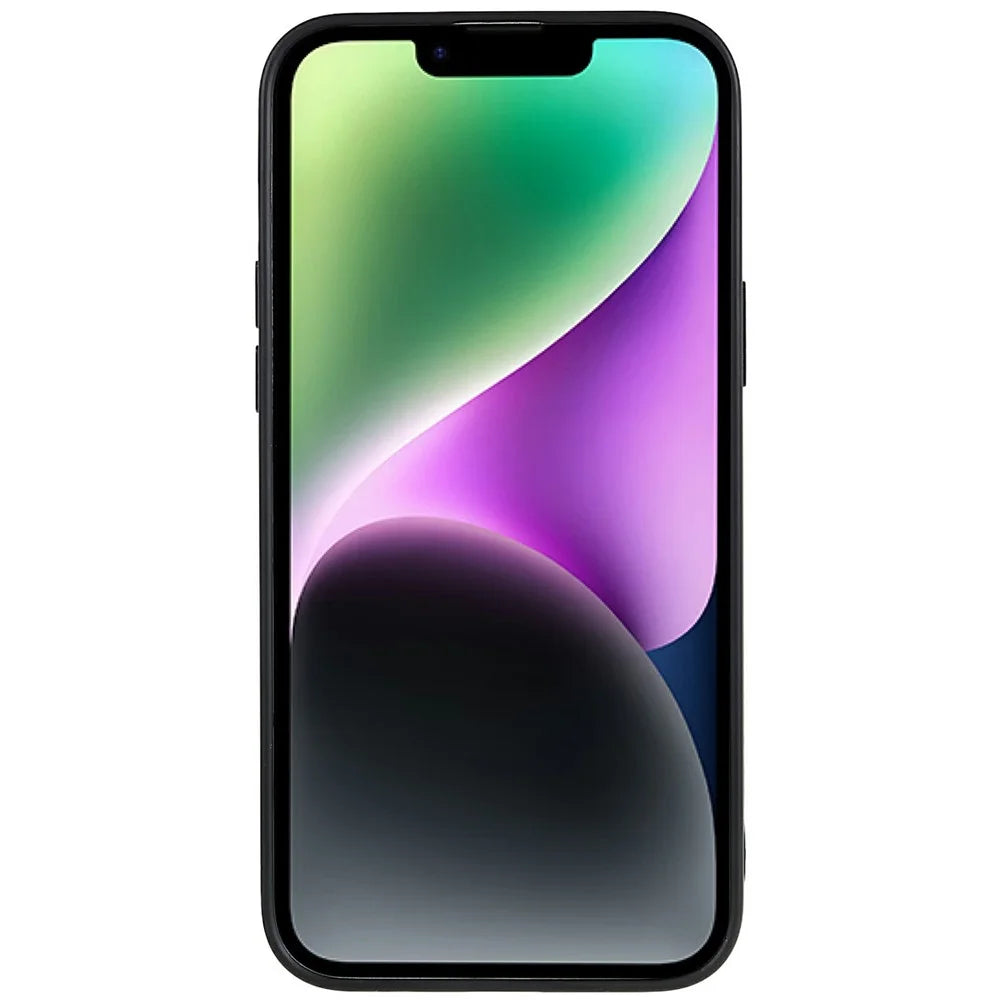 For iPhone 14 Plus Case Slim TPU Scratch Resistant Matte Phone Cover - Black - 3