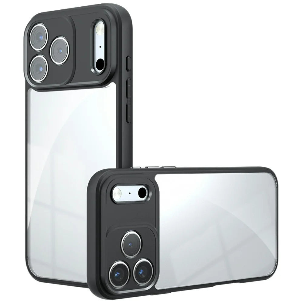 For iPhone 18 Pro Max / 17 Pro Max Case TPU + PC Shockproof Phone Cover - Transparent - 2