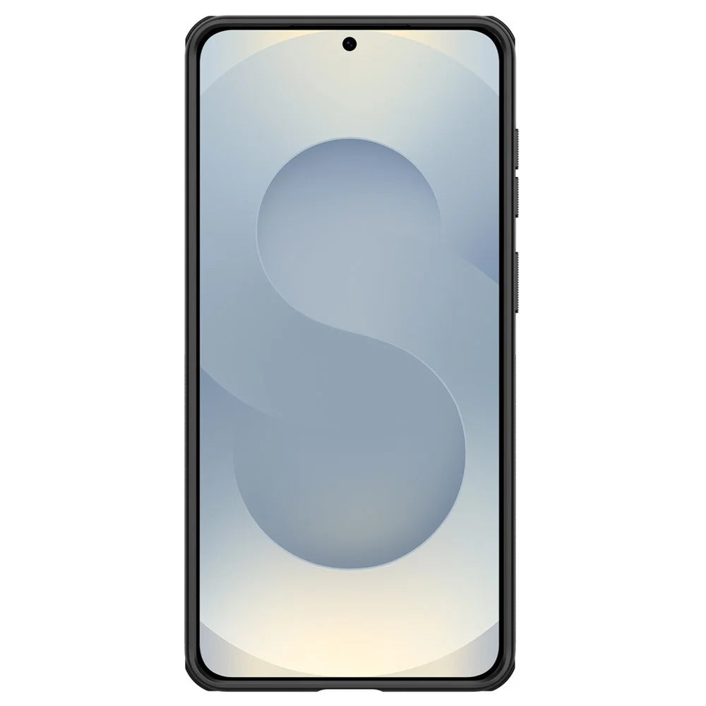 NILLKIN Super Frosted Shield Pro for Samsung Galaxy S26 FE Magnetic Case PC + TPU Phone Cover - Transparent Black - 5