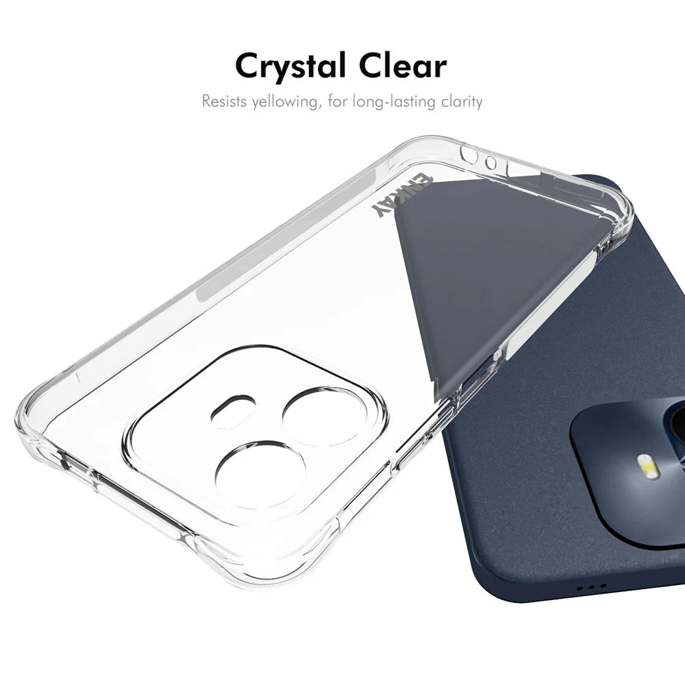 HAT PRINCE for TCL K70 Power 4G ENKAY  Clear Phone Case Shockproof Anti-slip TPU Cover - Transparent - 5