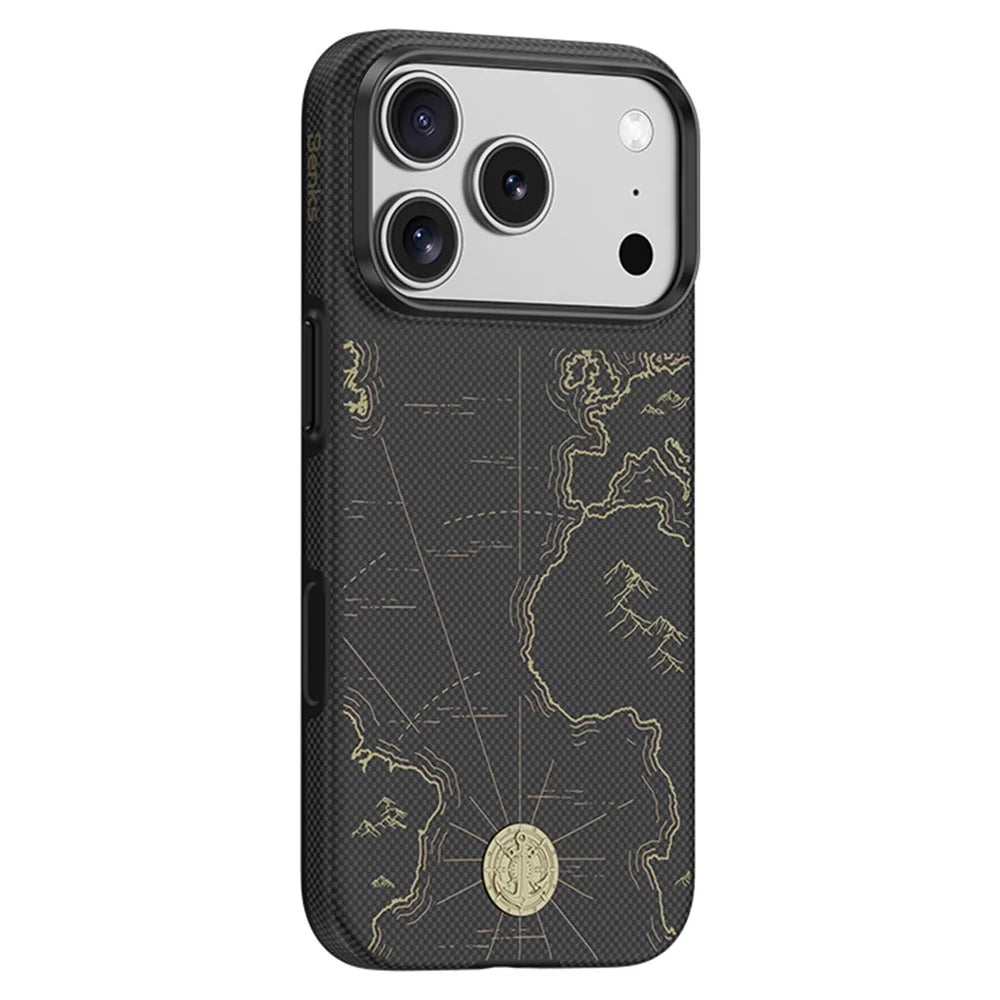 BENKS Zhen Dun X1 for iPhone 17 Pro Magnetic Case Aramid Fiber Full-Coverage Phone Cover - Sea of Time - 1