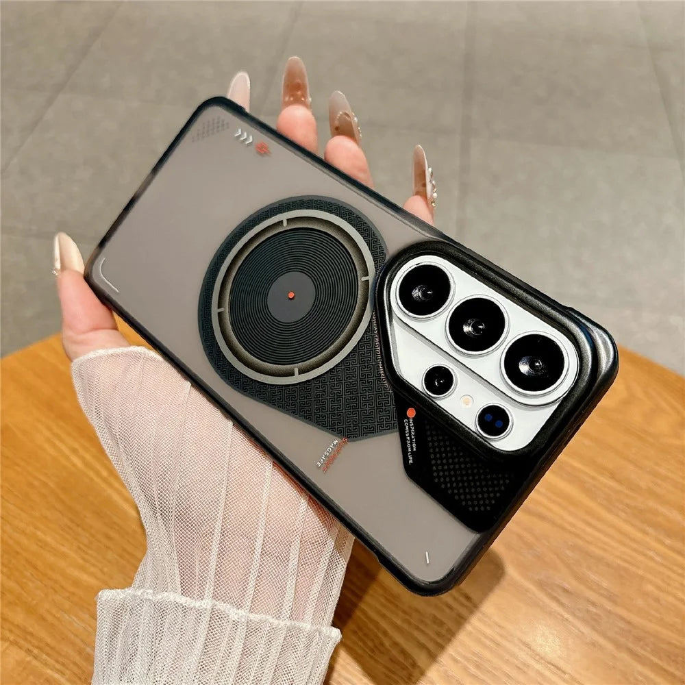 PAIKA For Samsung Galaxy S25 Ultra Magnetic Case 2 in 1 PC + TPU IMD Shockproof Phone Cover - Black - 4