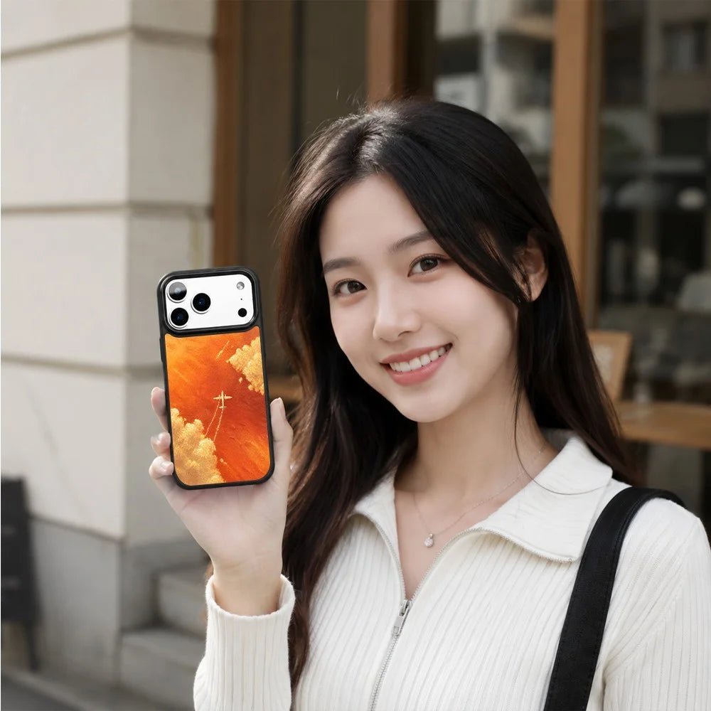 For iPhone 18 Pro / 17 Pro Magnetic Case Five Elements Series UV Pattern Printing PC + Silicone Phone Cover - H00024 - 6