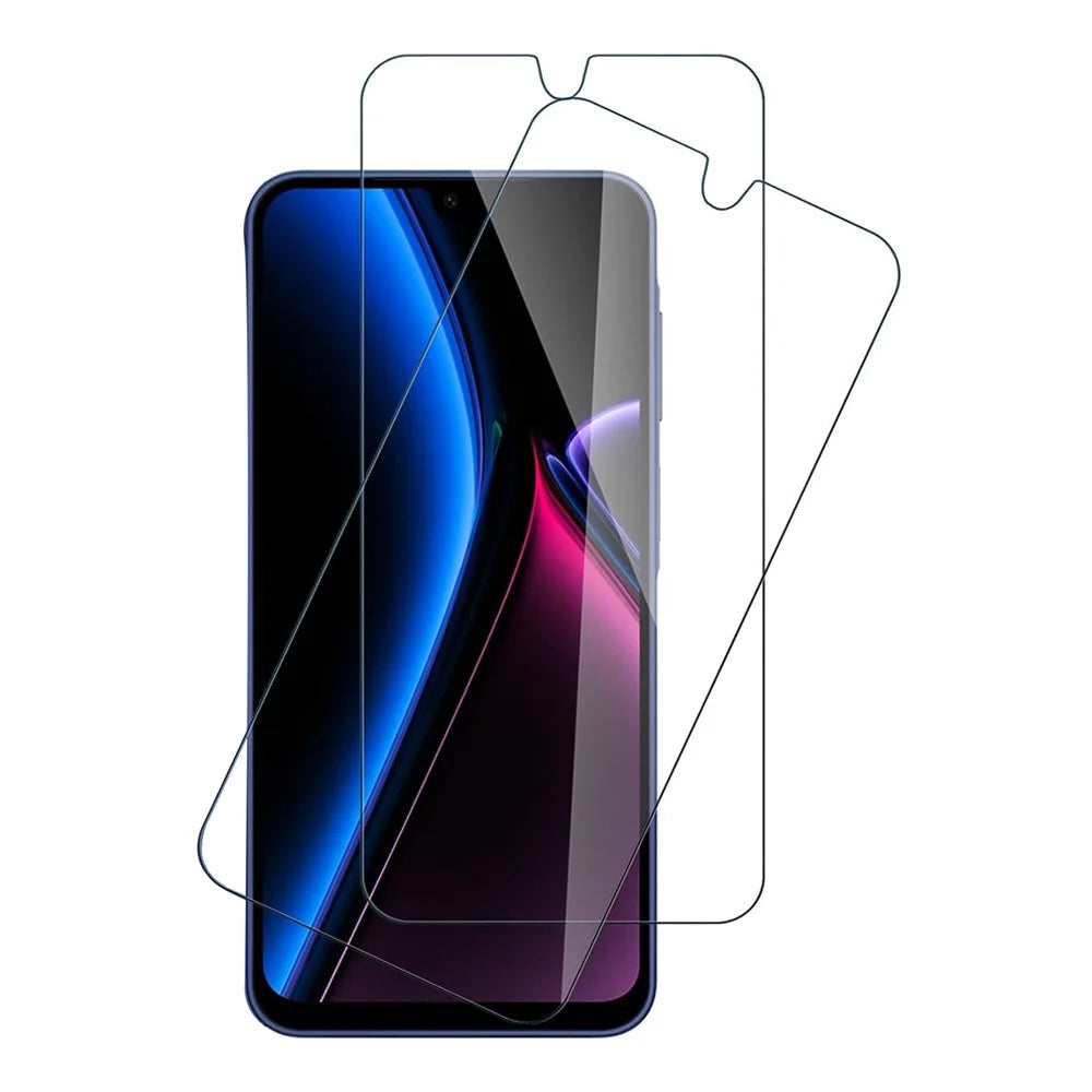 2Pcs For Samsung Galaxy A37 5G HD Clear Screen Protector Anti-Explosion 2.5D Arc Edge Tempered Glass Screen Film - 1