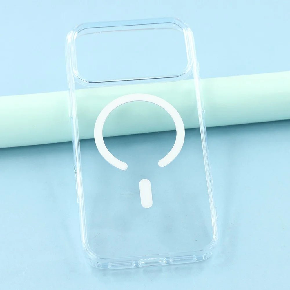 MUTURAL for iPhone 18 Pro / 17 Pro Case Compatible with MagSafe TPU + PC Clear Phone Cover - Transparent - 6