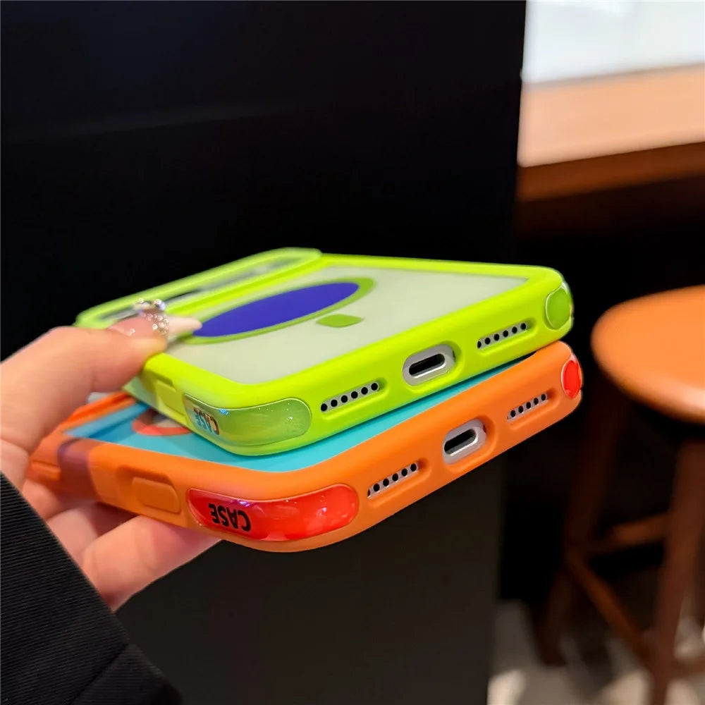 For iPhone 18 Pro Max / 17 Pro Max Magnetic Case Contrast Design 2 in 1 PC + TPU Matte Phone Cover - Pink - 4