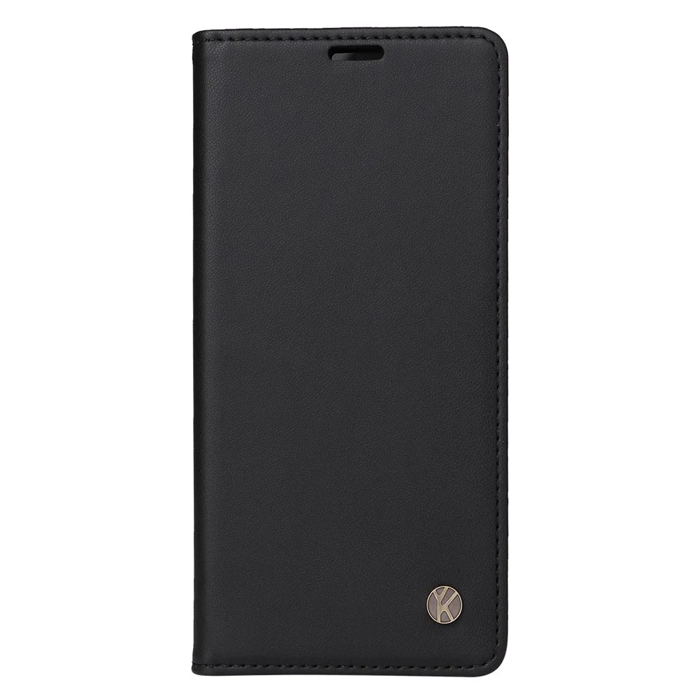 YIKATU For Samsung Galaxy A54 5G YK- 001 Anti-fall PU Leather Flip Wallet Case Strong Magnetic Auto-absorbed Stand Anti-scratch Phone Cover - Black - 7