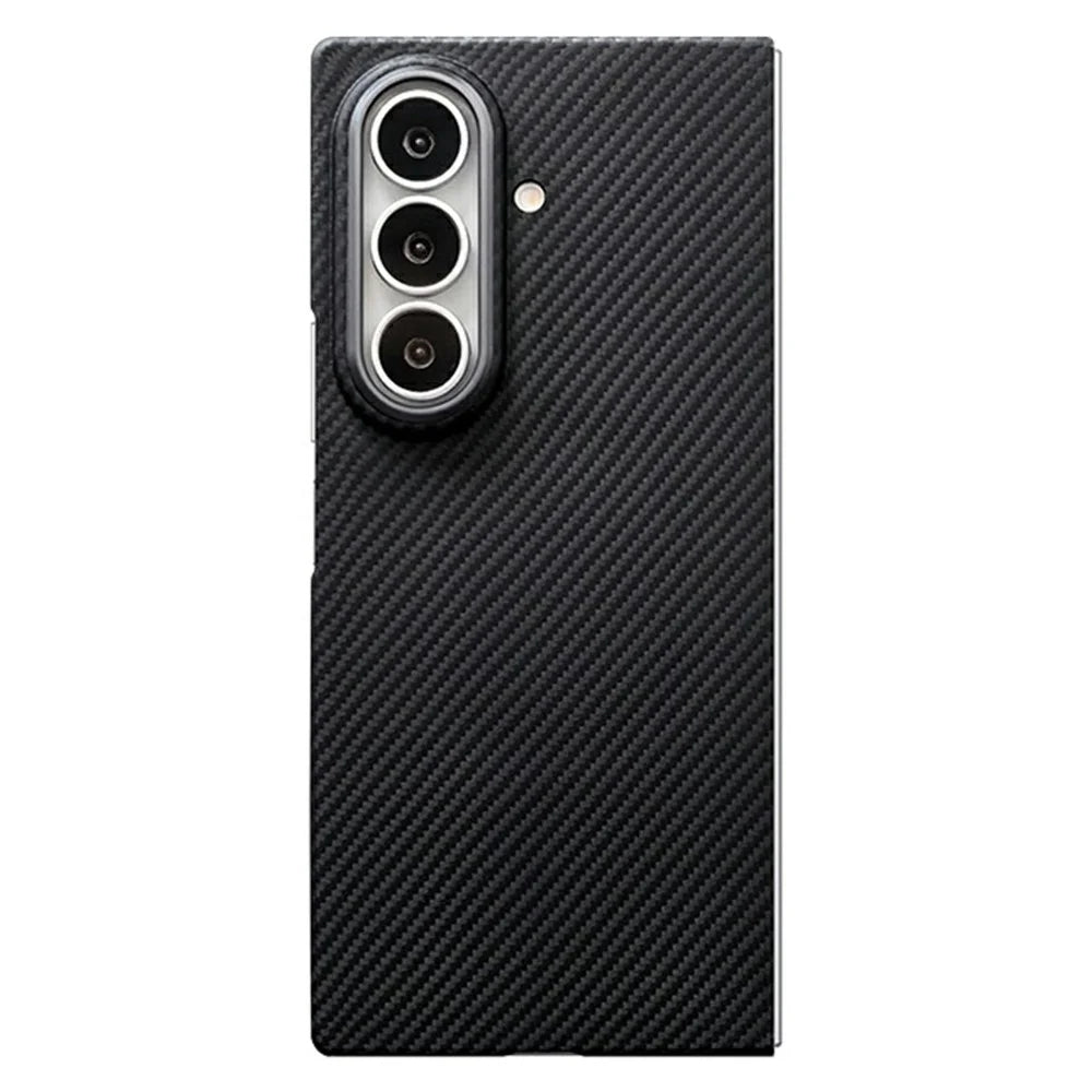 For Samsung Galaxy Z Fold8 Ultra Magnetic Case Aramid Fiber 600D Fine Texture Phone Cover Metal Lens Frame - 1