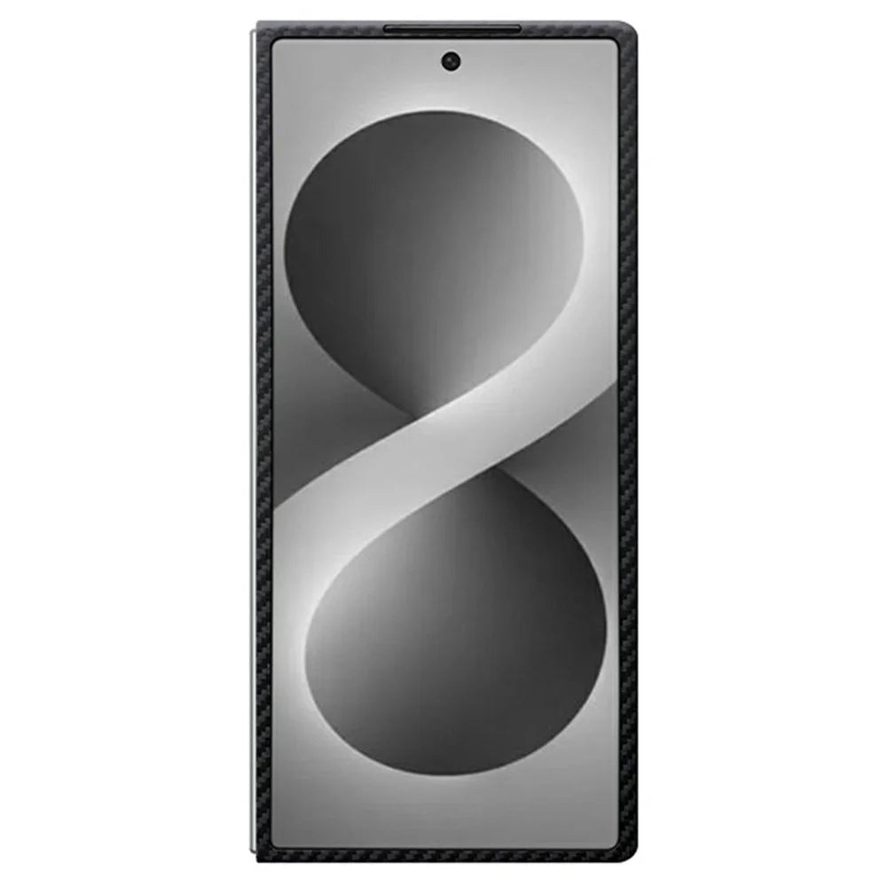 For Samsung Galaxy Z Fold8 Ultra Magnetic Case Aramid Fiber 600D Fine Texture Phone Cover with Front Frame - 2