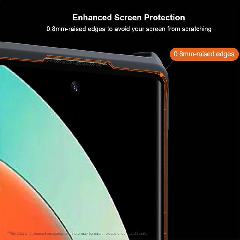 XUNDD Back Cover for Realme 10 Pro 5G Ligthtweight Acrylic+TPU Phone Case Mobile Phone Protective Shell - Black - 5