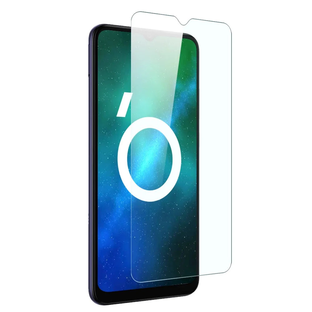 NORTHJO For Samsung Galaxy A03 (166.5mm) Phone Case 2-in-1 Soft TPU Shockproof Protective Cover + Clear Tempered Glass Screen Protector - Transparent - 3