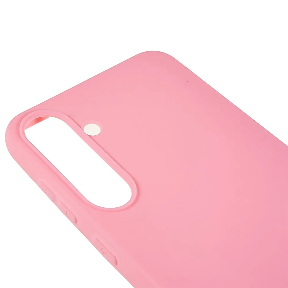 For Samsung Galaxy A54 5G Matte Back Shell, Anti-Fingerprint Soft TPU Phone Case Shockproof Protective Cover - Pink - 7