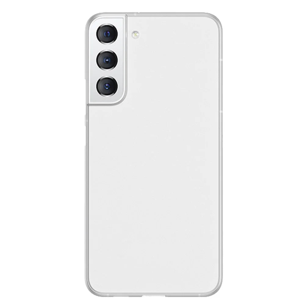 For Samsung Galaxy S22+ 5G PP Ultra Thin Matte Finish Phone Case Anti-scratch Smartphone Back Cover - Transparent White - 1