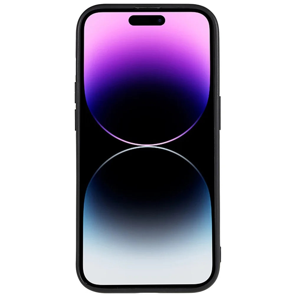 For iPhone 14 Pro Soft TPU Phone Case Star Planet Pattern Epoxy Protective Back Cover - Black - 2