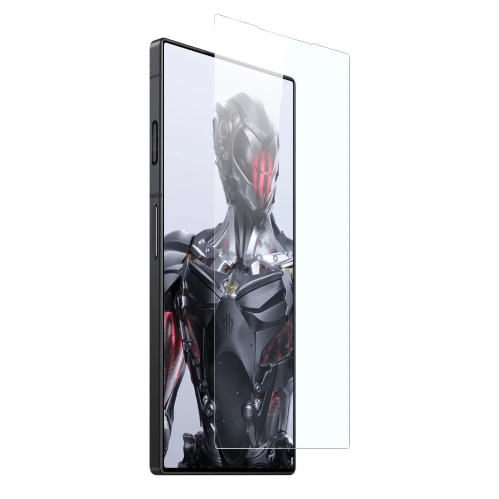 NORTHJO For ZTE nubia Red Magic 8 Pro 5G / 8 Pro+ 5G TPU Phone Case Cover + Tempered Glass Screen Protector - Transparent - 2