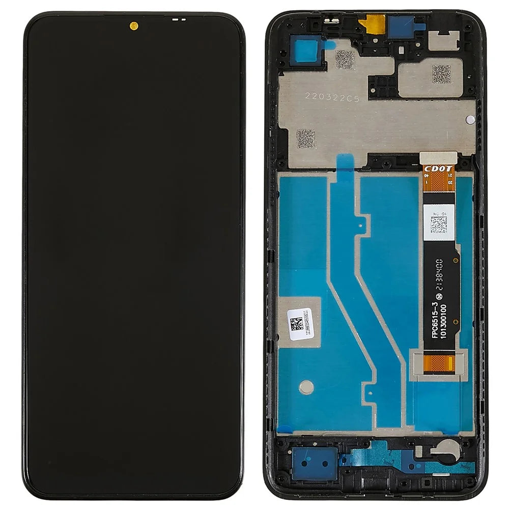 For TCL 30 SE / TCL 30E Grade B LCD Screen and Digitizer Assembly + Frame Replacement Part (without Logo) - 1