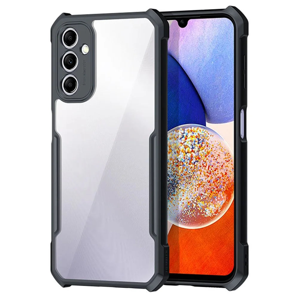 XUNDD For Samsung Galaxy A14 5G / A14 4G Clear Phone Cover Acrylic+TPU Shockproof Cell Phone Case - 1