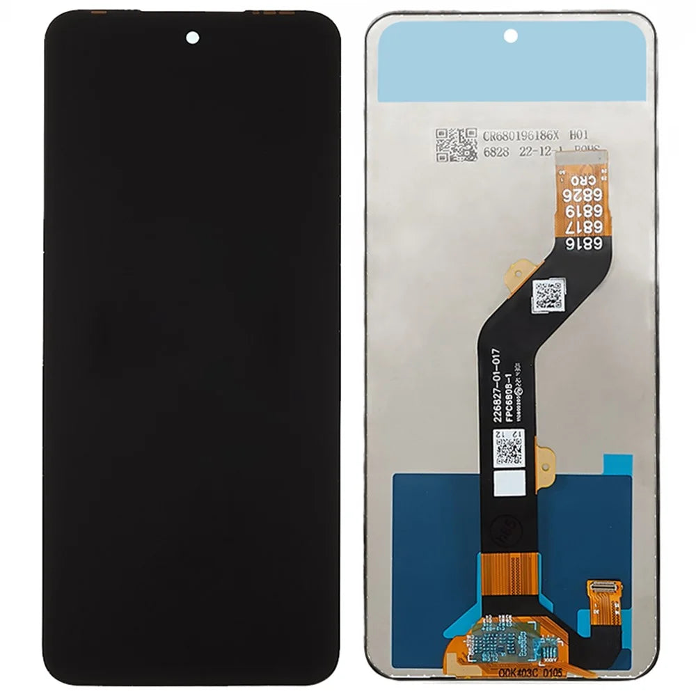 For Tecno Pova 4 4G LG7n Grade C LCD Screen and Digitizer Assembly Repair Part (without Logo) - 1