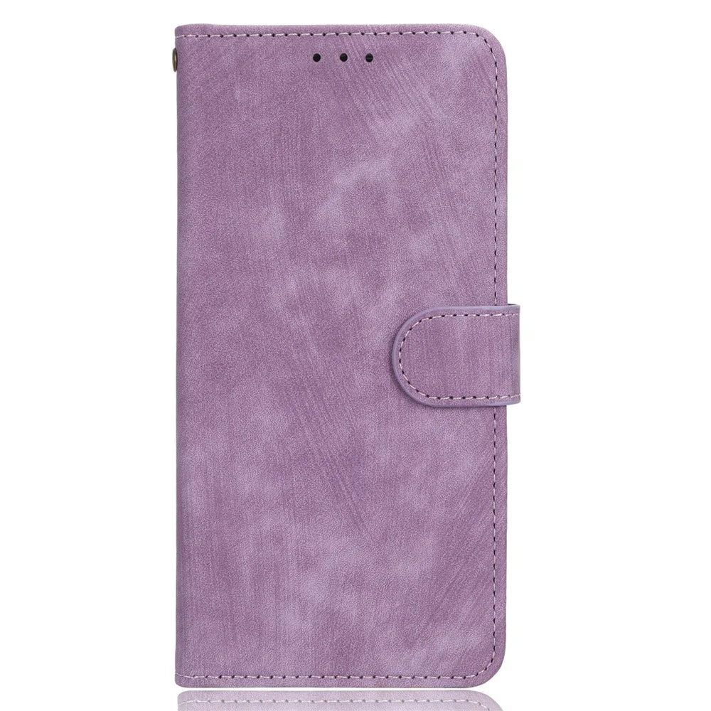 For TECNO Pova 4 LG7n RFID Blocking Phone Stand Case PU Leather Wallet Phone Cover with Strap - Purple - 5