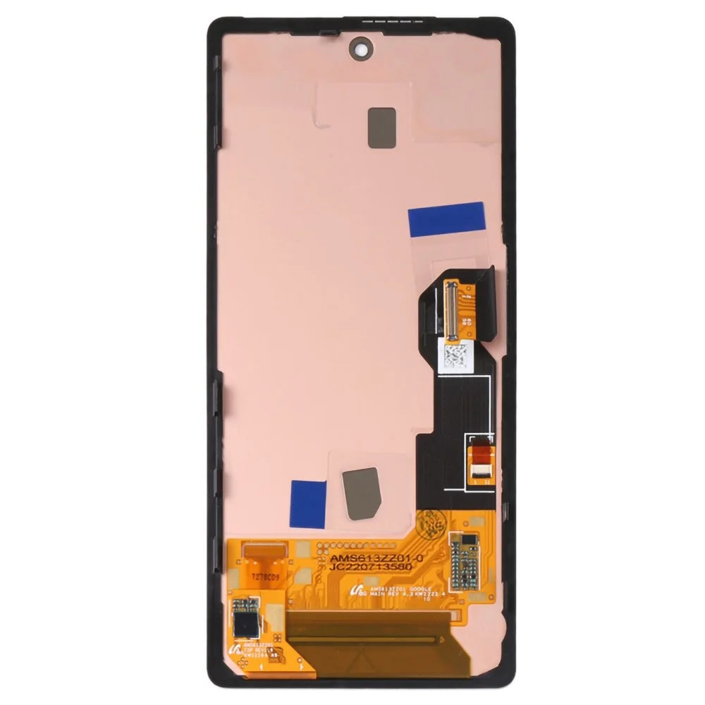 For Google Pixel 6a GX7AS / GB62Z / G1AZG OEM Grade S AMOLED Screen and Digitizer Assembly + Frame Part (without Logo) - 2