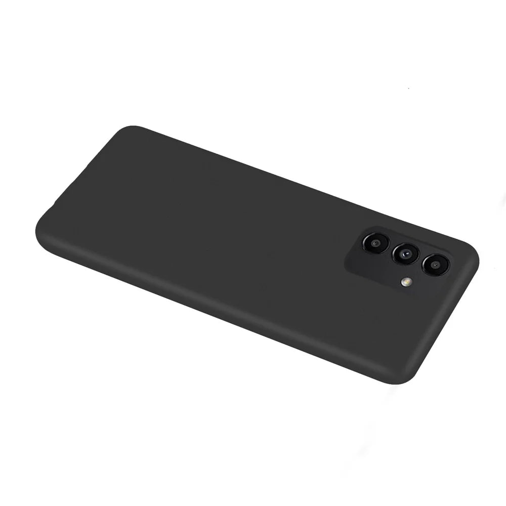 For Samsung Galaxy A14 5G / A14 4G Candy Color Phone Case Anti-scratch Matte Soft TPU Cover - Black - 3