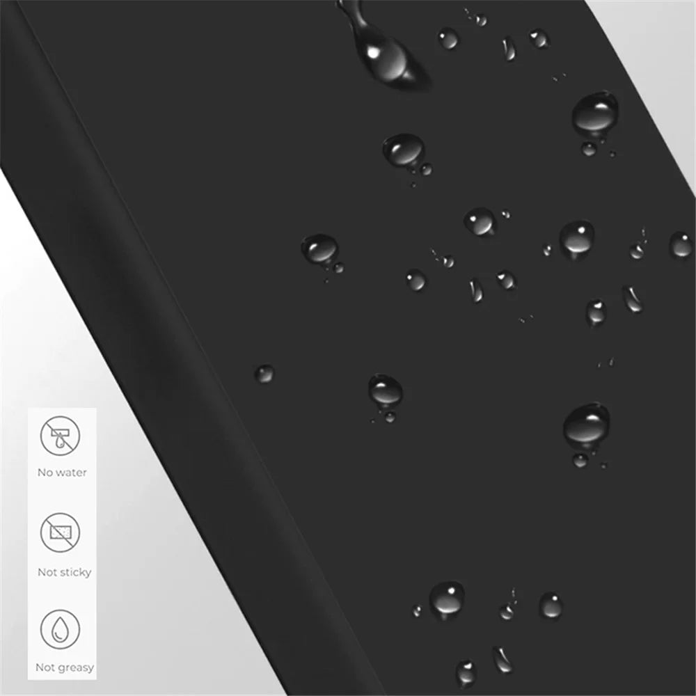 For Samsung Galaxy A54 5G Rubberized TPU Phone Case Soft Fiber Lining Straight Edge Cover - Black - 2