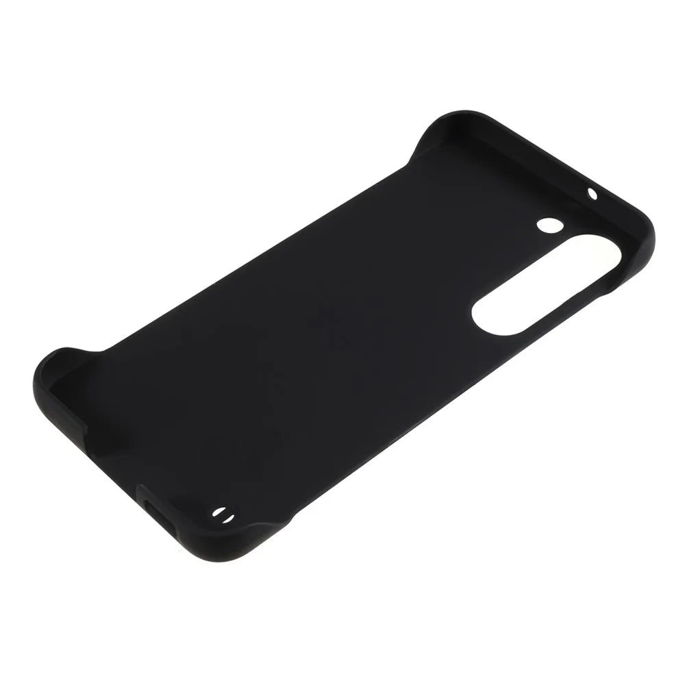 For Samsung Galaxy S23 Hard PC Thin Shockproof Cover Skin-touch Protective Frameless Phone Case - Black - 5