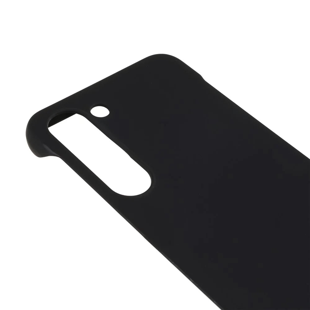For Samsung Galaxy S23 Hard PC Thin Shockproof Cover Skin-touch Protective Frameless Phone Case - Black - 6