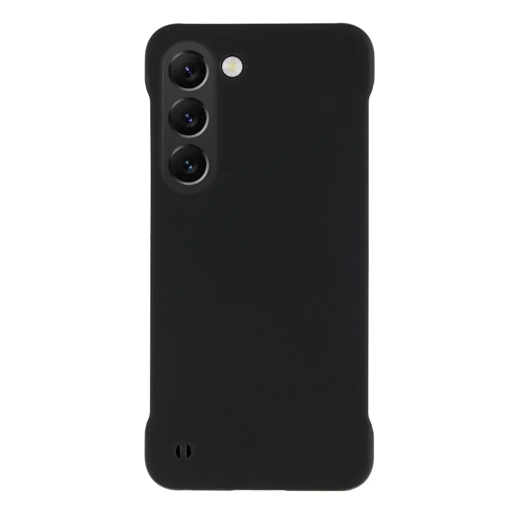 For Samsung Galaxy S21 5G Frameless Slim Skin-touch Phone Case Hard PC Anti-Scratch Cover - Black - 1