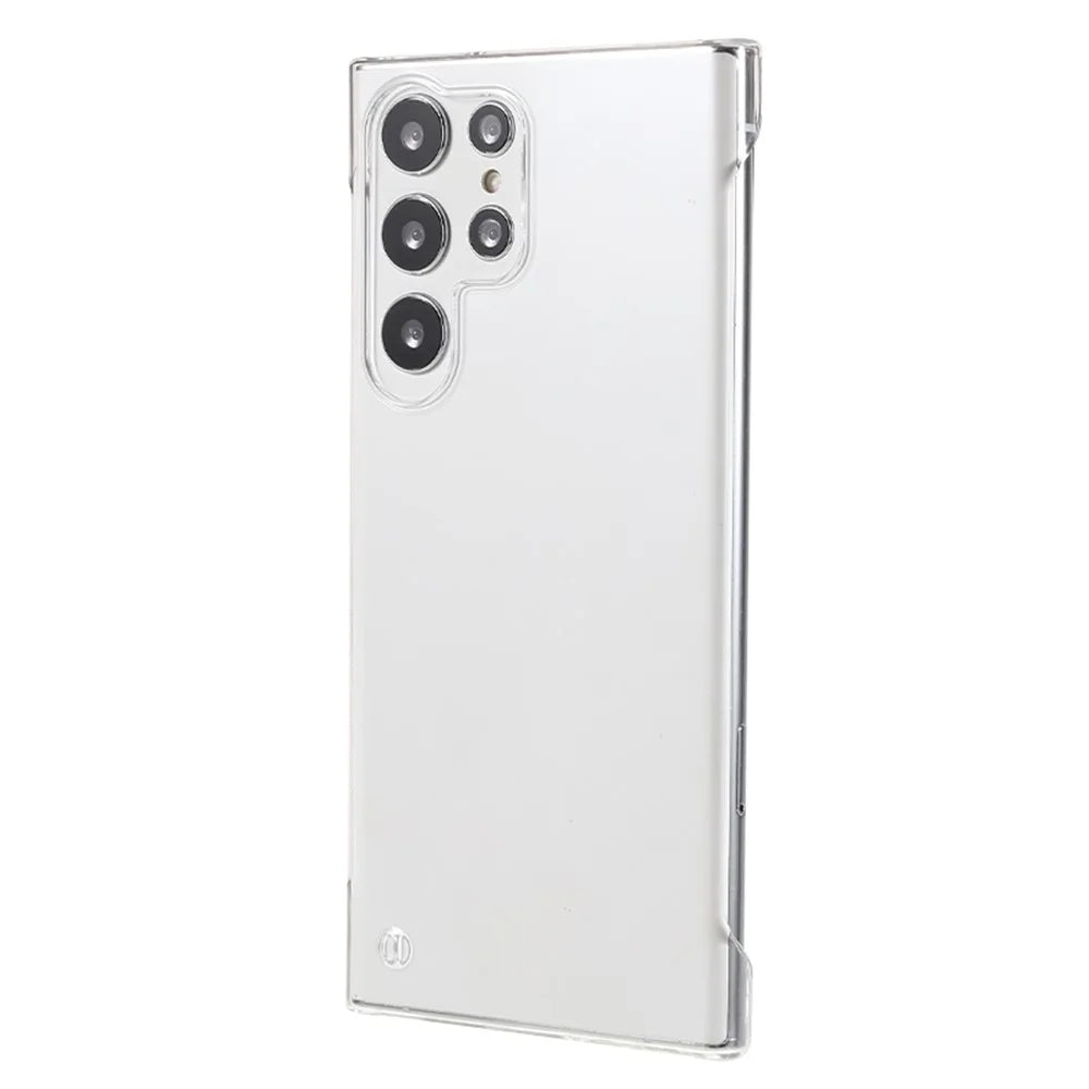 For Samsung Galaxy S22 Ultra 5G Hard PC Phone Case Frameless Transparent Cell Phone Protective Cover - 1