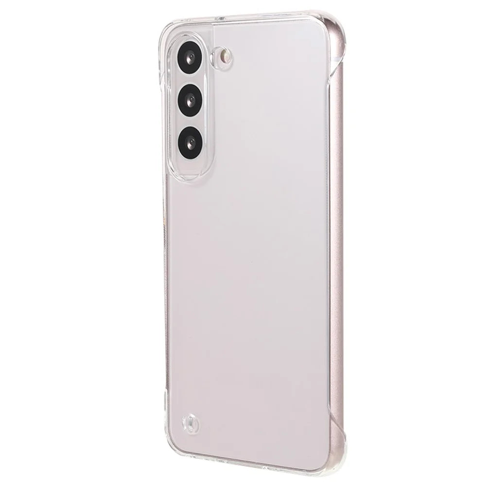 For Samsung Galaxy S22+ 5G Hard PC Anti-drop Phone Case Frameless Clear Cell Phone Back Cover - 1