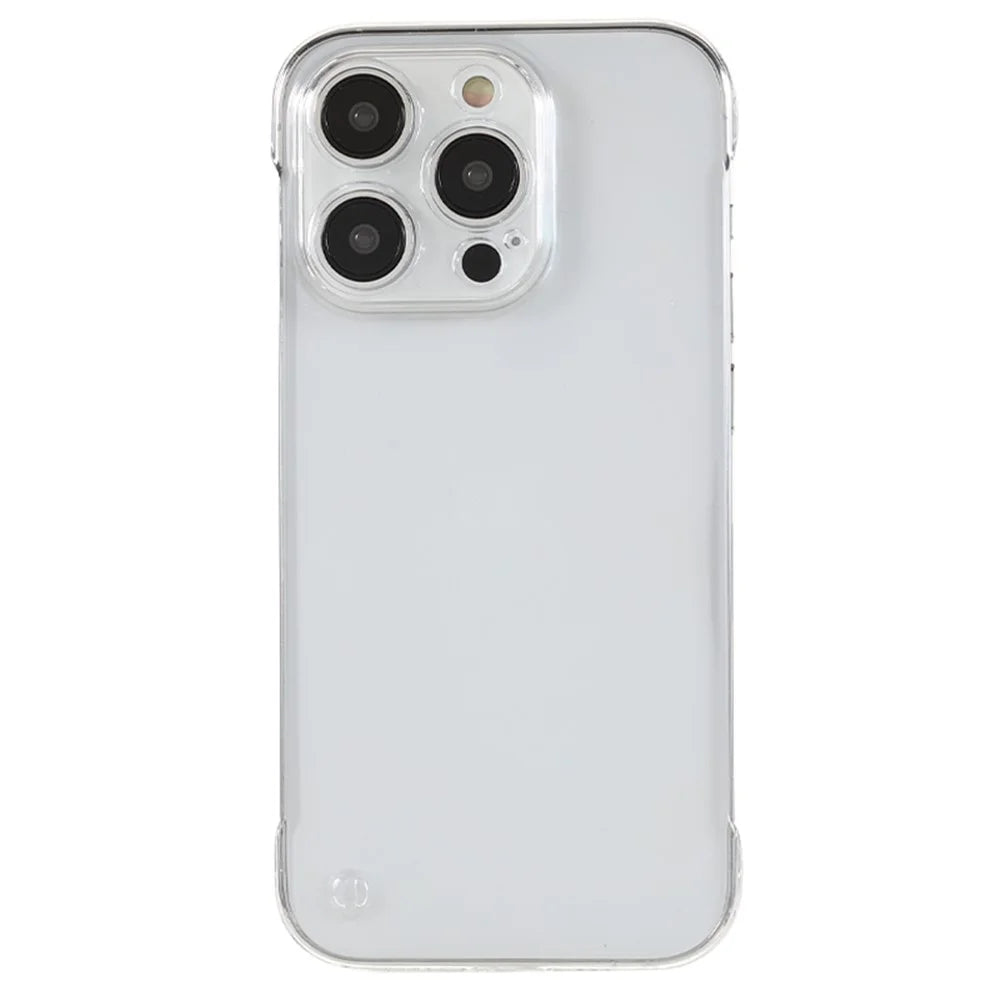 For iPhone 13 Pro 6.1 inch Frameless Clear Phone Case Hard PC Shockproof Back Cover - 2