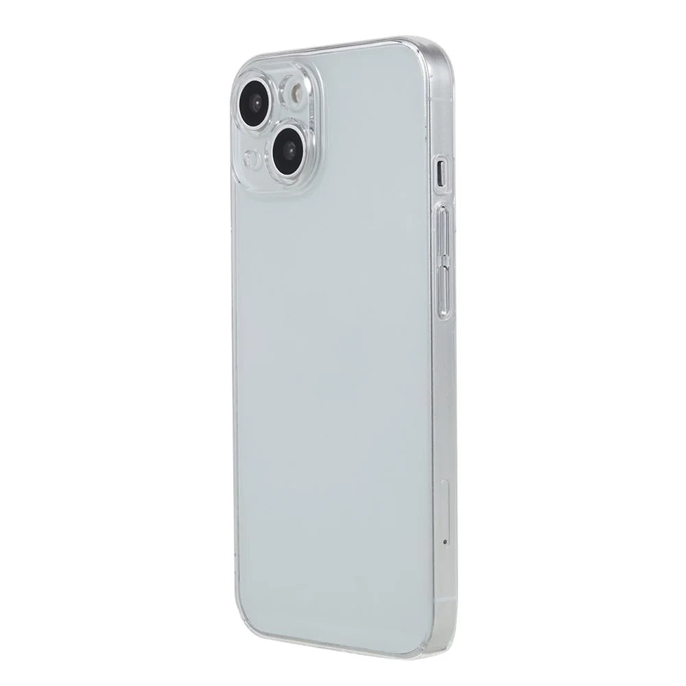 For iPhone 13 mini 5.4 inch Transparent PC Protective Cover Anti-scratch Mobile Case - 1