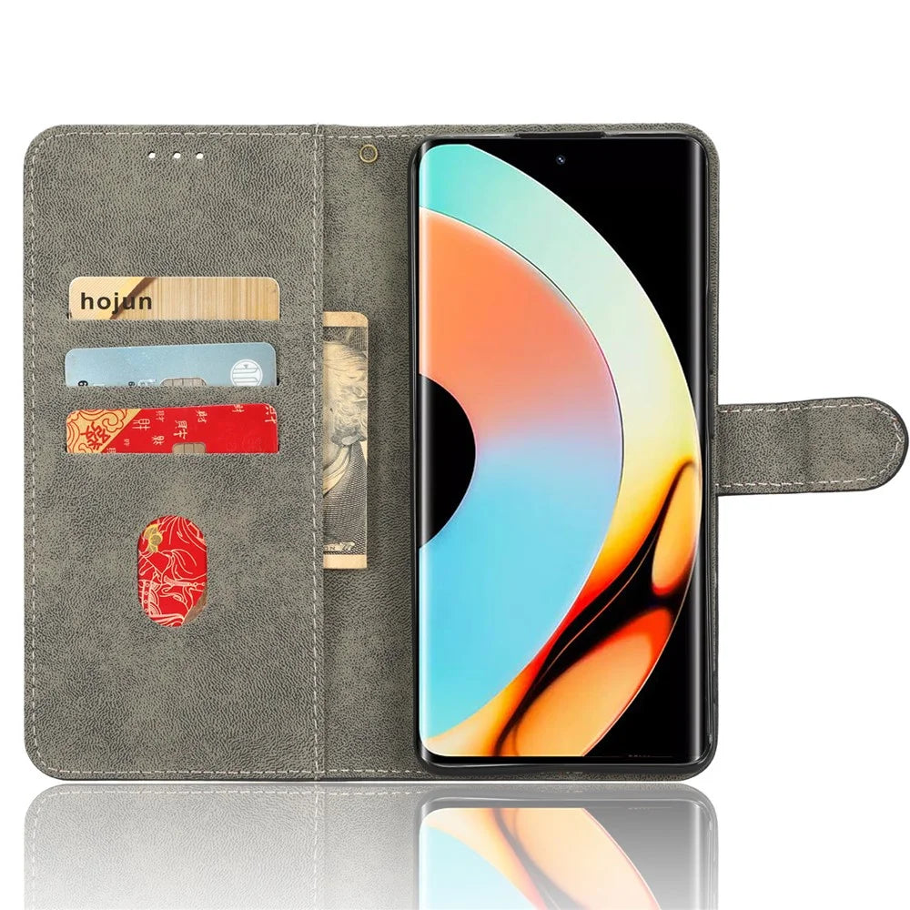 For Realme 10 Pro+ 5G RFID Blocking Wallet Phone Case PU Leather Stand Flip Cover with Strap - Green - 2