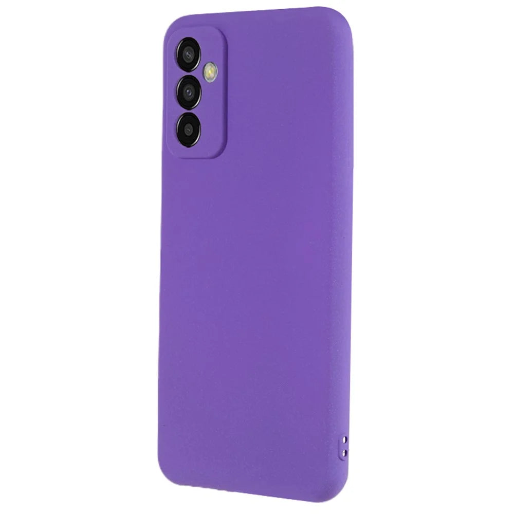 For Samsung Galaxy M13 4G / F13 4G TPU Phone Case Double-Sided Matte Phone Cover Anti-scratch Shell - Purple - 1