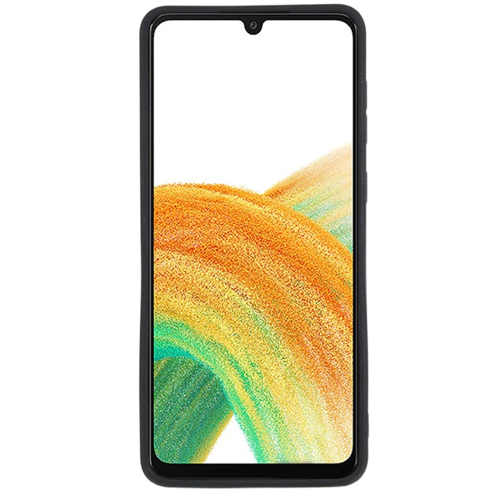 Phone Cover for Samsung Galaxy A33 5G Anti-scratch Double-Sided Matte TPU Phone Case - Black - 2