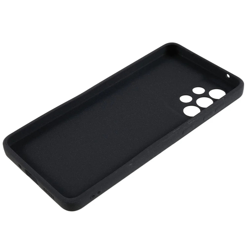 Phone Cover for Samsung Galaxy A33 5G Anti-scratch Double-Sided Matte TPU Phone Case - Black - 4
